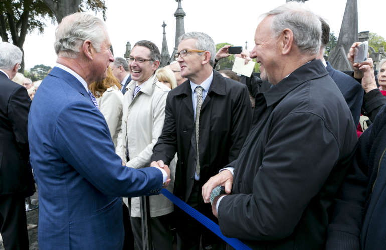 Royal Visit to Glasnevin Cemetery