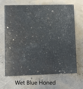 Blue honed wet